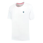 V&ecirc;tements K-Swiss K-Swiss Hypercourt Mesh Crew T-shirt Hommes-Blanc