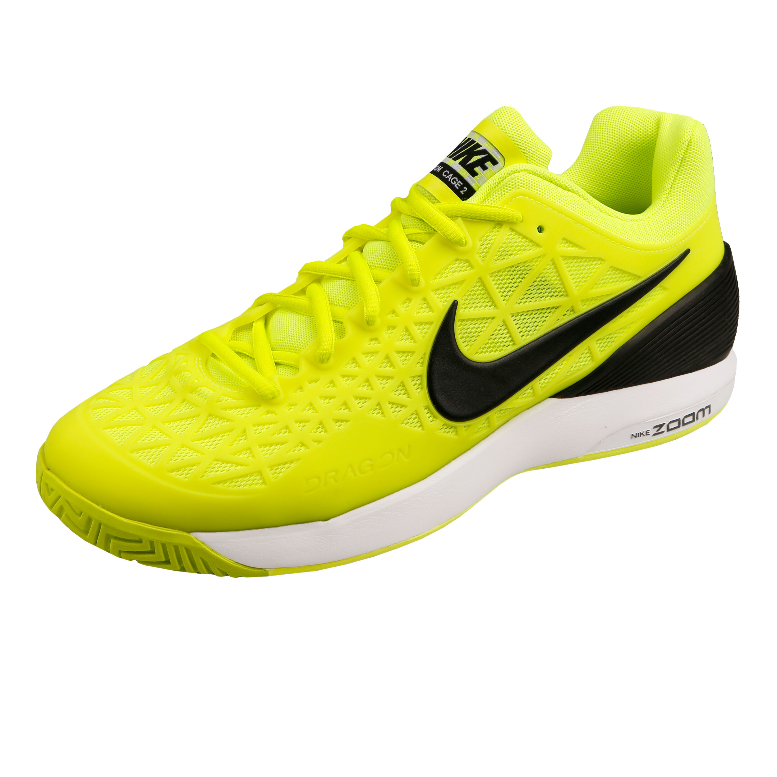 Buy Nike Zoom Cage 2 Chaussure Tout Terrain Hommes Jaunes Fluo Noir online Tennis Point BE