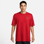 V&ecirc;tements Nike Nike Court M90 Oc T-shirt Hommes-Rouge