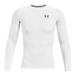 Vêtements Under Armour Under Armour Heatgear Comp Haut Manches Longues Hommes-Blanc,Noir