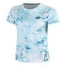 Tech IV D2 T-shirt Femmes-Bleu Clair
