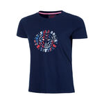 Vêtements BIDI BADU BIDI BADU New York 2024 Chill T-shirt Filles - bleu foncé, rouge