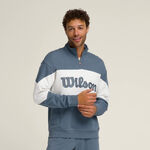 V&ecirc;tements Wilson Wilson Parkside Half-Zip Sweat-shirt Hommes-Bleu