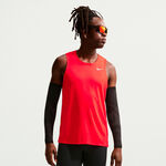 V&ecirc;tements Nike Nike Miler Maillot de course Hommes - rouge clair, argent