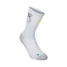 Performance Run Crew  Chaussettes de running - blanc, jaune