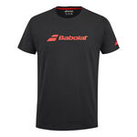 V&ecirc;tements Babolat Babolat Exercise T-shirt Hommes-Noir