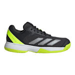 Chaussures de tennis adidas adidas Courtflash Chaussures Toutes Surfaces Enfants-Noir,Jaune Lemon
