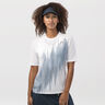 Performance T-shirt Femmes-Blanc,Bleu Foncé