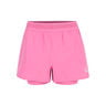 Rematch 2in1 Shorts Femmes - pink, blanc