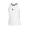 Racerback D&eacute;bardeur Tank Top Filles-Blanc,Bleu Fonc&eacute;