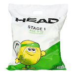 Balles de tennis HEAD HEAD Stage 1 Green Sac de 72 balles 