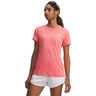 Tech Twist T-shirt Femmes-rouge, blanc