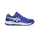 Chaussures de tennis ASICS ASICS GEL-DEDICATE 8 GS Chaussures toutes surfaces Enfants-bleu foncé, blanc