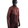 Pacer Winterized Half-Zip Maillot de course Hommes - rouge fonc&eacute;, bronze