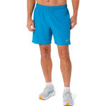 V&ecirc;tements ASICS ASICS Core 7in Short Short de running Hommes-bleu