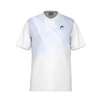 V&ecirc;tements HEAD HEAD Topspin T-shirt Gar&ccedil;ons-Blanc,Bleu Fonc&eacute;