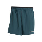V&ecirc;tements adidas adidas Terrex MT Light 5in Short De Running Hommes-Vert