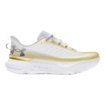 Chaussures de running Under Armour Under Armour Infinite Pro Chaussure De Running Sans Stabilisateurs Femmes-Blanc,Gris