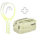 Lot De Raquettes HEAD 2x Extreme MP 2024 plus Schlägertasche