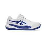 Chaussures de tennis ASICS ASICS Gel-Resolution X Chaussure Terre Battue Enfants-Blanc,Bleu Foncé