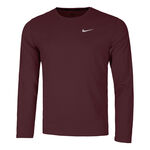 V&ecirc;tements Nike Nike Dri-Fit UV Miler Maillot de course Hommes - rouge vin, 