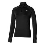 Vêtements Mizuno Mizuno Warmalite HZ Top De Course Femmes-Noir