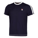 Vêtements Fila Fila Elias T-shirt Hommes-Bleu Foncé,Blanc