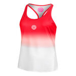 V&ecirc;tements BIDI BADU BIDI BADU Crew Gradiant D&eacute;bardeur Tank Top Femmes-Rouge,Blanc