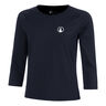 Mixed Haut Manches Longues Femmes-Bleu Foncé