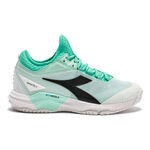 Chaussures de tennis Diadora Diadora Speed Blushield Fly 5 Chaussures toutes surfaces Femmes-turquoise, noir