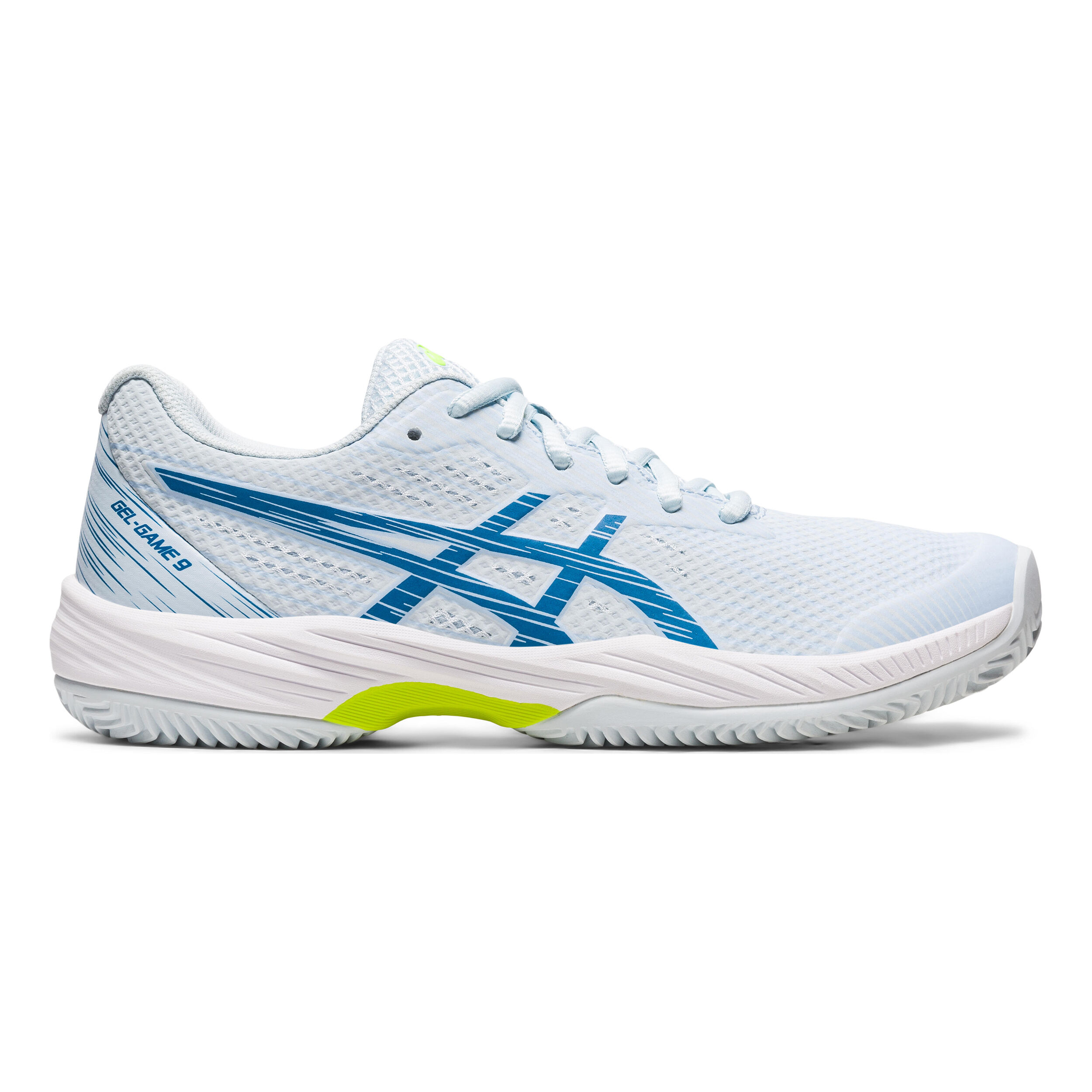 Buy ASICS Gel Game 9 Chaussure Terre Battue Femmes Bleu Clair Bleu online Tennis Point BE