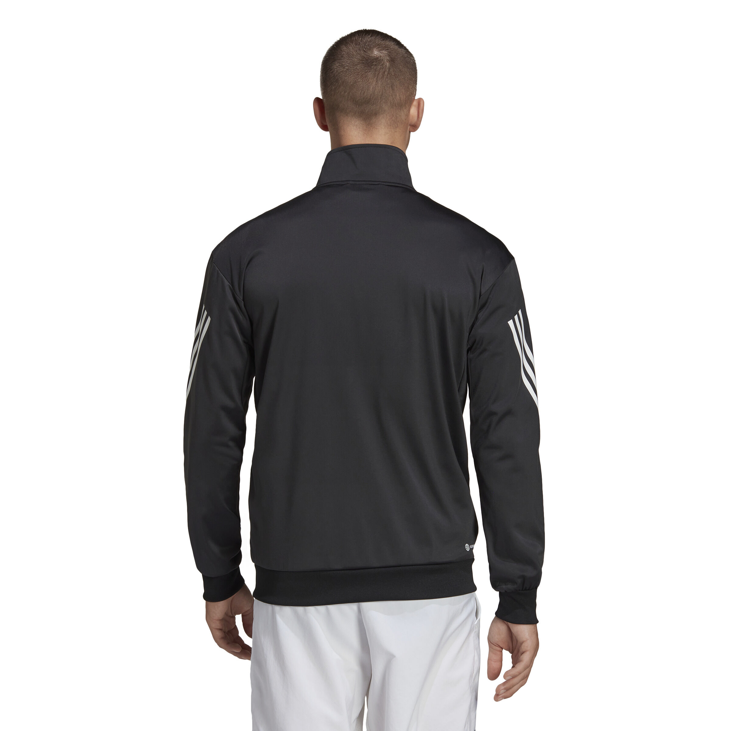 Buy adidas 3 Stripes Knit Veste De Survetement Hommes Noir Blanc online Tennis Point BE