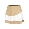 Wild Flounce Jupe Femmes-Beige,Blanc