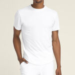 V&ecirc;tements de tennis Wilson Wilson Everyday Performance T-shirt Hommes-blanc