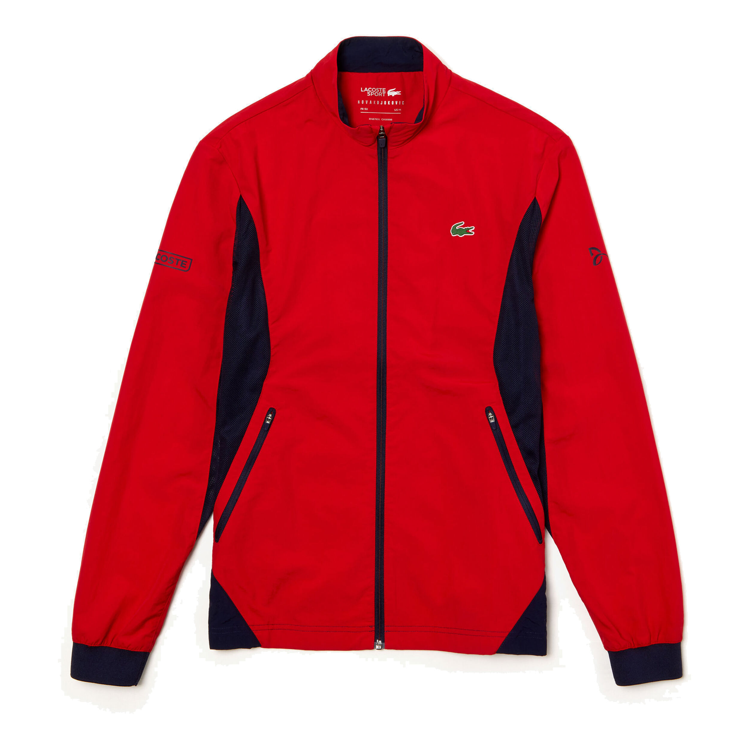 Veste survetement lacoste rouge top