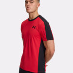 Vêtements Under Armour Under Armour Wordmark T-shirt Hommes-Rouge