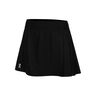 Court Pleated Jupe Femmes-Noir