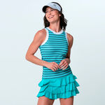 V&ecirc;tements Lucky in Love Lucky in Love Linen Nouveau Vision D&eacute;bardeur tank top Femmes - turquoise, blanc