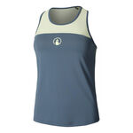 Vêtements Quiet Please Quiet Please Perspectives Racerback Débardeur Tank Top Femmes-Bleu