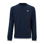 V&ecirc;tements de tennis Tecnifibre Tecnifibre TEAM TERRY SWEATER MARINE Sweat-shirt Unisex-bleu fonc&eacute;