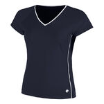Vêtements Björn Borg Björn Borg Ace V-Neck T-shirt Femmes - bleu foncé, 