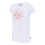 Vêtements Roland Garros Roland Garros Big Logo T-shirt Femmes-Blanc