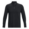 Qualifier Run 1/4 Zip Maillot De Course Hommes-Noir