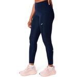 V&ecirc;tements ASICS ASICS Road High Waist Collant de course Femmes-bleu fonc&eacute;