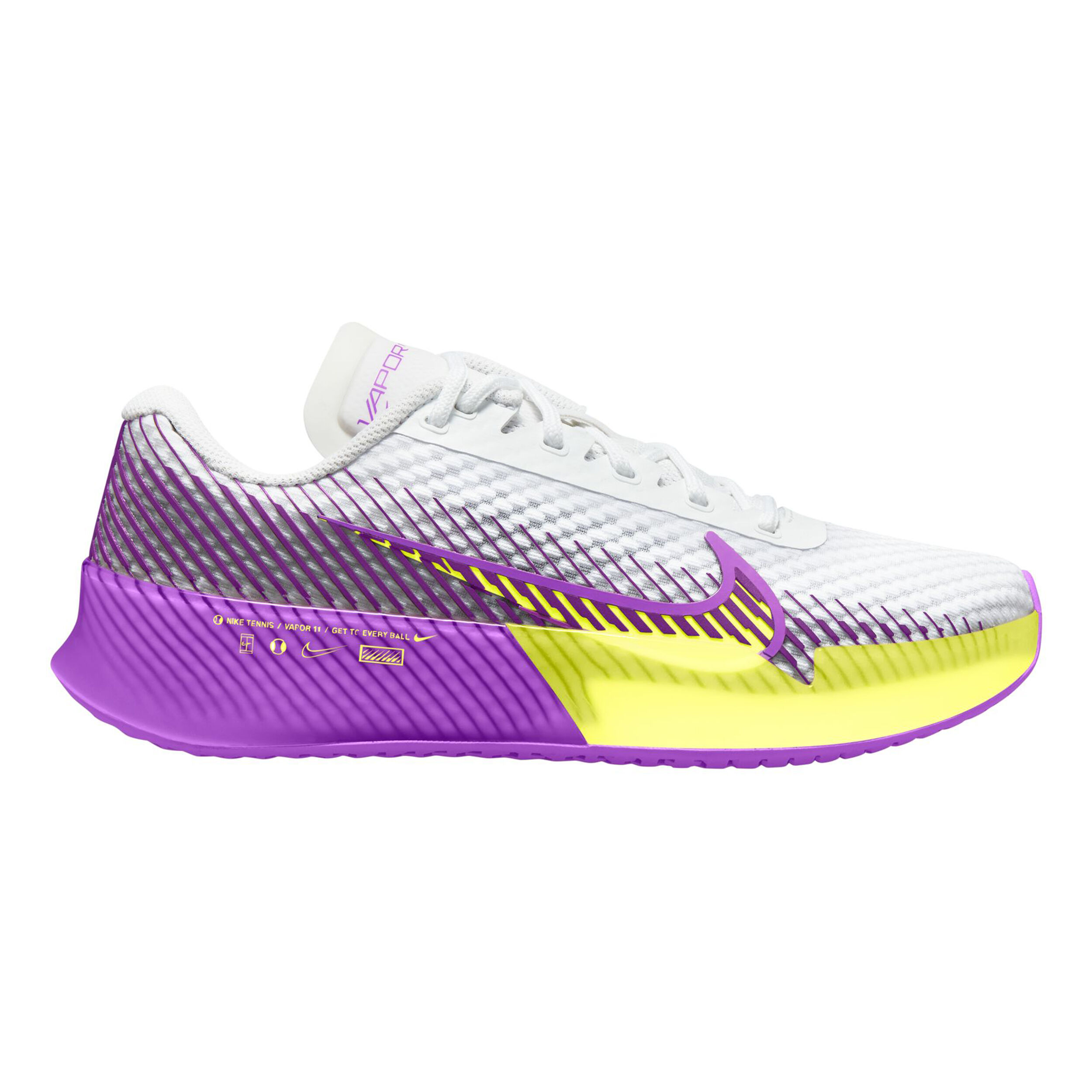 Buy Nike Air Zoom Vapor 11 Chaussure Tout Terrain Femmes Blanc Violet online Tennis Point BE