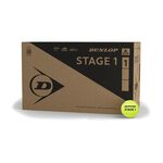 Balles De Tennis Dunlop D TB STAGE 1 GREEN 18x4PET BOX