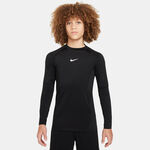 V&ecirc;tements Nike Nike Dri-Fit Pro Haut Manches Longues Gar&ccedil;ons-Noir
