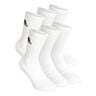 Crew Sportswear Ankle Chaussettes De Sport Pack De 6-Blanc,Noir