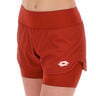 TECH W II - D1 SHORT Shorts Femmes - rouge vin