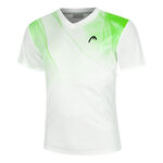 V&ecirc;tements HEAD HEAD Topspin T-shirt Hommes-Blanc,Vert